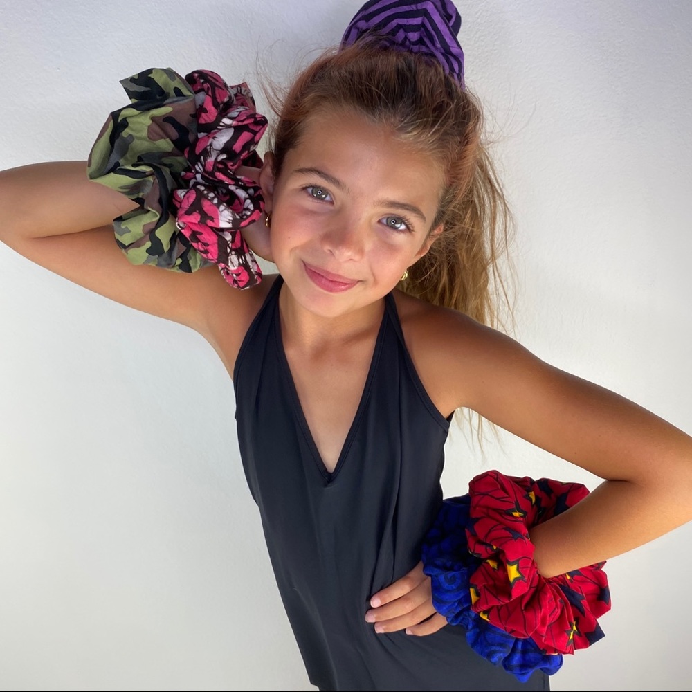 Oversized scrunchie hand dye handmade in USA